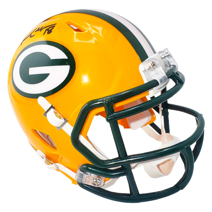Randall Cobb Signed Green Bay Packers Speed Mini Football Helmet (JSA)