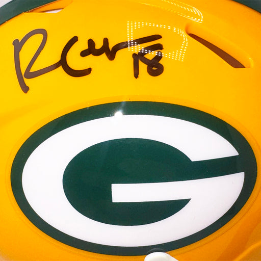 Randall Cobb Signed Green Bay Packers Speed Mini Football Helmet (JSA)