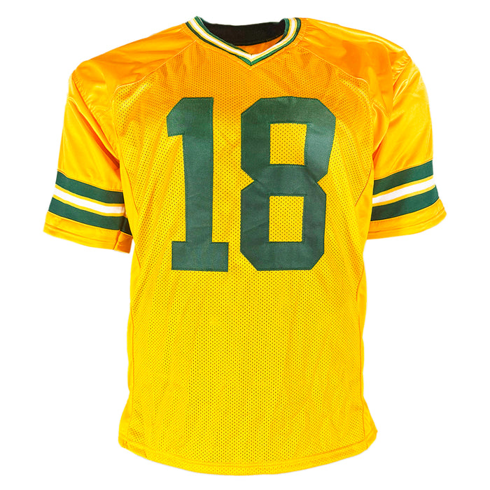 Randall Cobb Signed Green Bay Yellow Football Jersey (JSA)