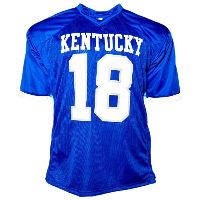 Randall Cobb Signed Kentucky College Blue Football Jersey (JSA)