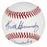 Gary Cohen, Keith Hernandez, Ron Darling Signed Rawlings Official Major League Baseball (JSA)