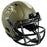 Jalen Coker Signed Carolina Panthers Salute to Service Mini Football Helmet (JSA)