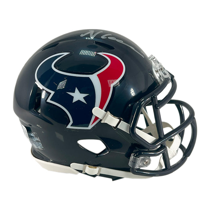 Nico Collins Signed Houston Texans Speed Mini Football Helmet (Beckett)