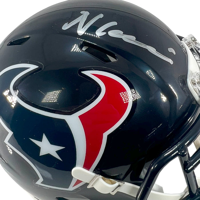 Nico Collins Signed Houston Texans Speed Mini Football Helmet (Beckett)