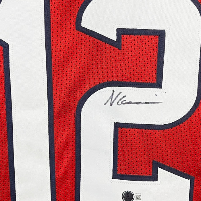 Nico Collins Signed Houston Red Football Jersey (Beckett)