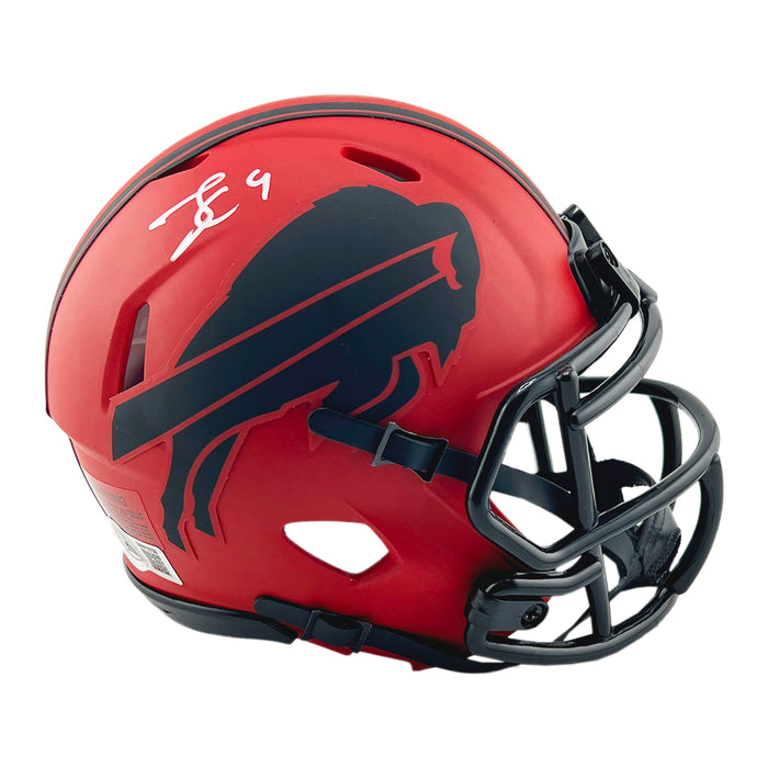 James Cook Signed Buffalo Bills Rave Mini Football Helmet (Beckett)