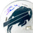 James Cook Signed Blue Ink Inscription Buffalo Bills Salute to Service 2024 Mini Football Helmet (JSA)