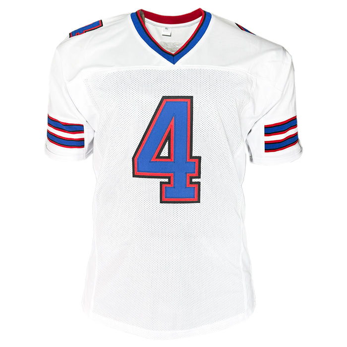 James Cook Signed Buffalo White Football Jersey (Beckett)
