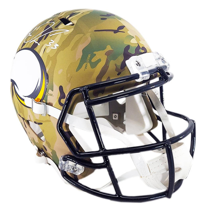 Dalvin Cook Signed Minnesota Vikings Speed Full-Size Camo Football Helmet (Beckett) - RSA