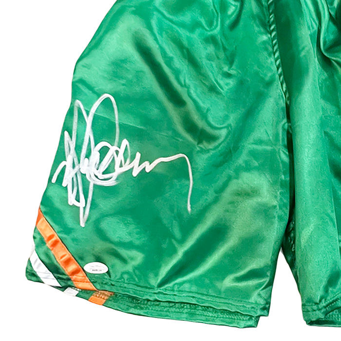 Gerry Cooney Signed Green Boxing Trunks (JSA)