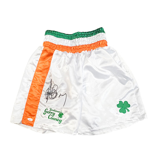 Gerry Cooney Signed White Boxing Trunks (JSA)