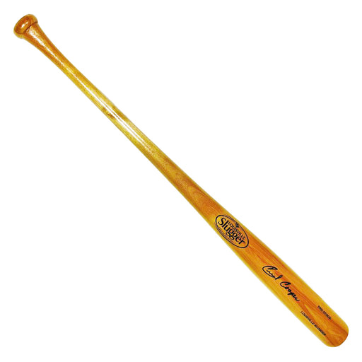 Cecil Cooper Signed Louisville Slugger Official MLB Blonde Baseball Bat (Beckett)