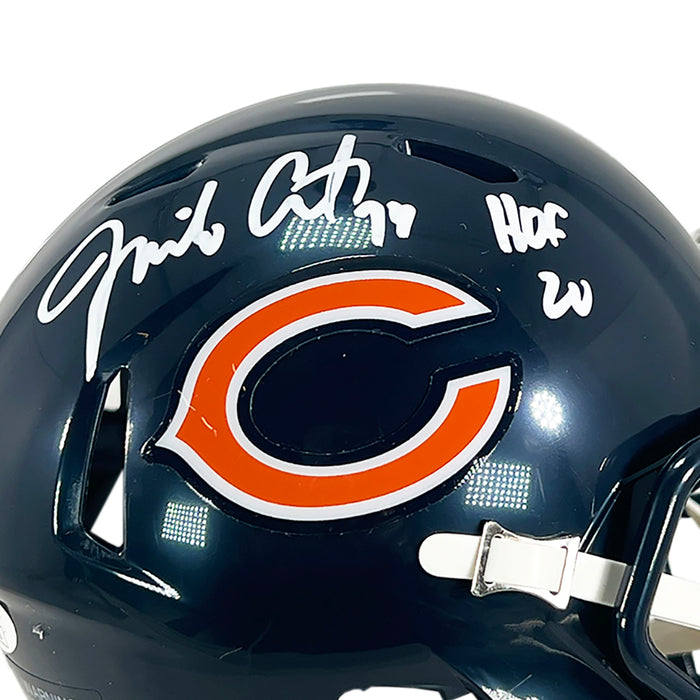 Jimbo Covert Signed HOF 20 Inscription Chicago Bears Speed Mini