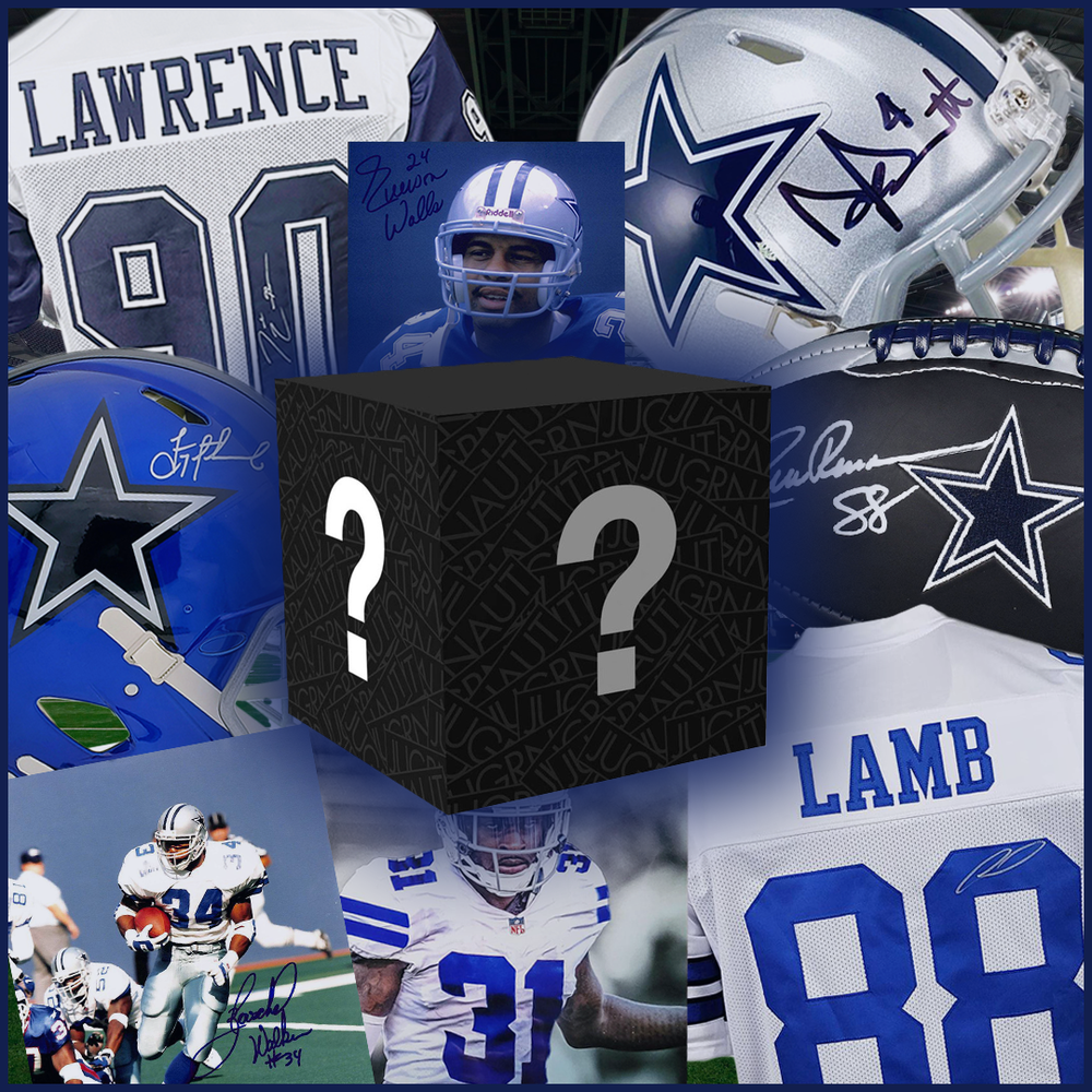 Dallas Diehards Autographed Football Memorabilia Combo Mystery Box
