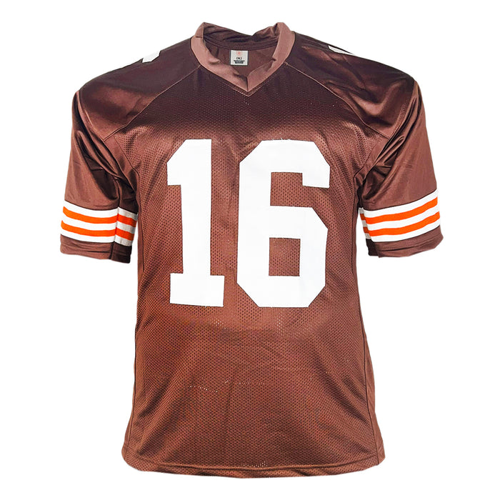 Josh Cribbs Signed Cleveland Brown Football Jersey (JSA)