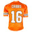 Josh Cribbs Signed Cleveland Orange Football Jersey (JSA)