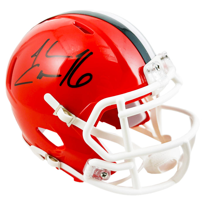 Josh Cribbs Signed Cleveland Browns Throwback 75-05 Speed Mini Football Helmet (JSA)