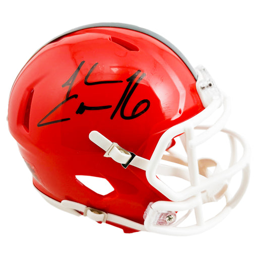 Josh Cribbs Signed Cleveland Browns Throwback 75-05 Speed Mini Football Helmet (JSA)