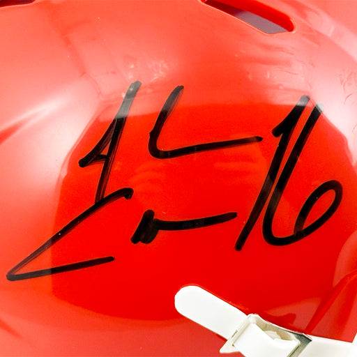 Josh Cribbs Signed Cleveland Browns Throwback 75-05 Speed Mini Football Helmet (JSA)