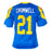 Nolan Cromwell St. Louis Autographed Football Jersey Royal Blue (JSA)