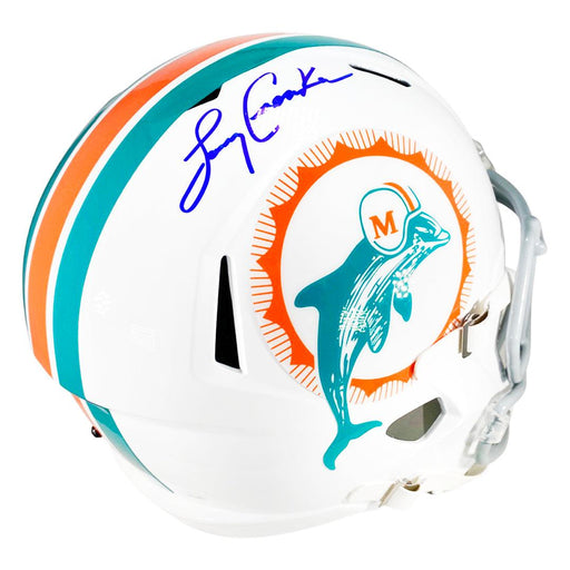 Larry Csonka Signed Miami Dolphins Speed Full-Size Replica Football Helmet (JSA) - RSA