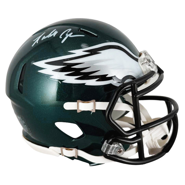 Randall Cunningham Signed Philadelphia Eagles Speed Mini Football Helmet (Beckett)