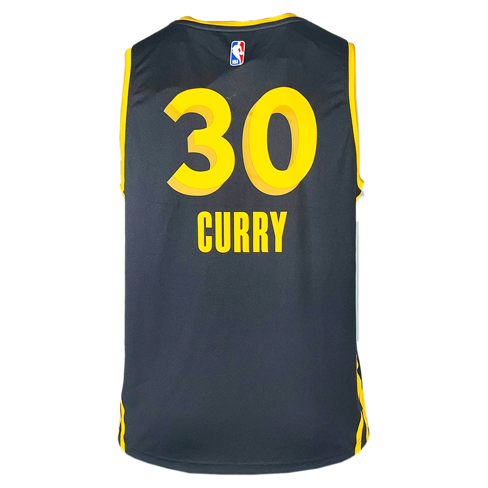 Steph Curry Authentic Golden State Warriors Black Small Unsigned Fanatics Basketball Jersey