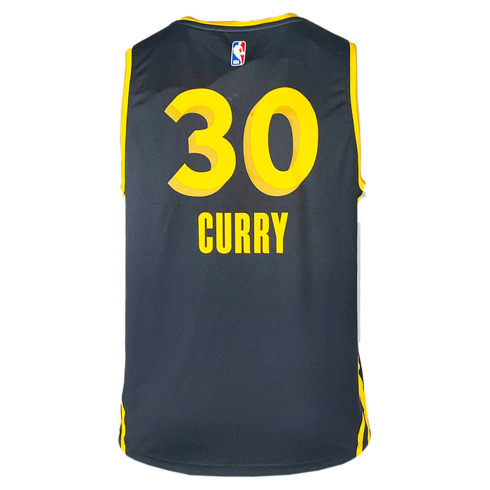 Steph Curry Authentic Golden State Warriors Black Small Unsigned Fanatics Basketball Jersey