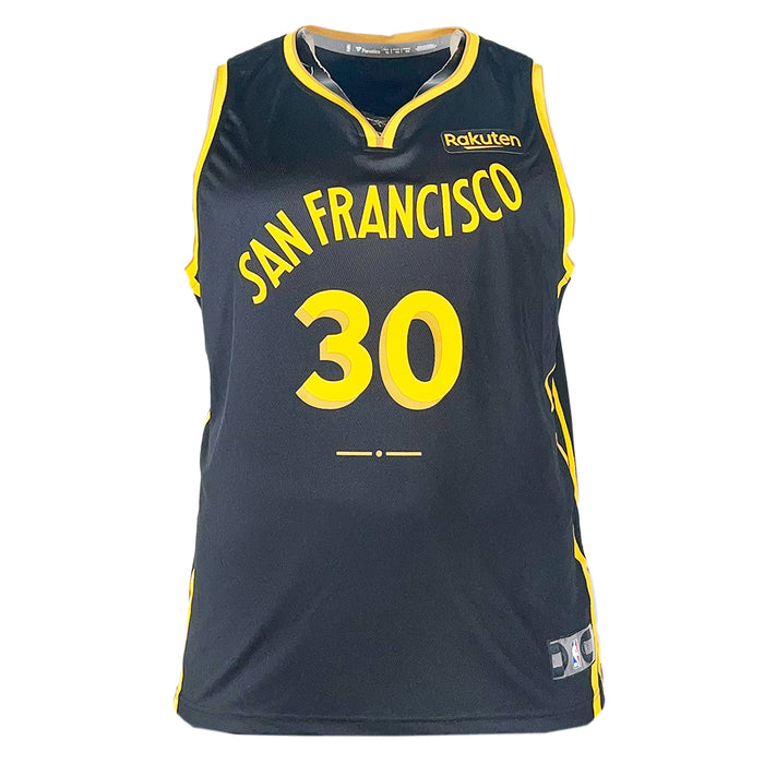 Steph Curry Authentic Golden State Warriors Black Large Unsigned Fanatics Basketball Jersey