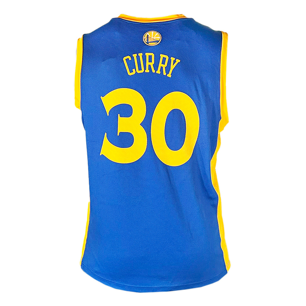 Steph Curry Authentic Golden State Warriors Blue XL Unsigned Fanatics Basketball Jersey
