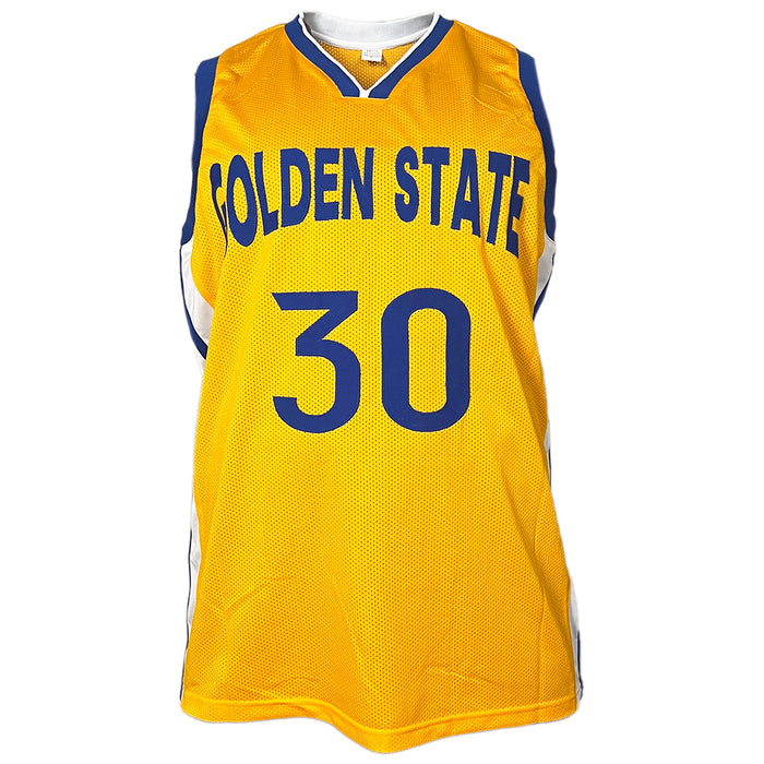 Steph Curry Signed Golden State Yellow Basketball Jersey (JSA)