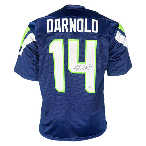 Sam Darnold Signed Seattle Navy Football Jersey (Beckett)