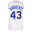 Brad Daugherty Signed Cleveland White Basketball Jersey (JSA)