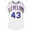 Brad Daugherty Signed Cleveland White Basketball Jersey (JSA)