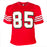 Vernon Davis Signed San Francisco Red Shadow Numbers Football Jersey (Beckett)