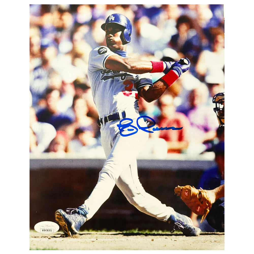 Eric Davis Signed Los Angeles Pose 4 Baseball 8x10 Photo (JSA)