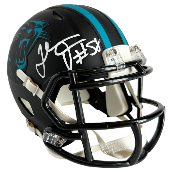Thomas Davis Sr Signed Carolina Panthers Alt 2022 Speed Mini Football Helmet (JSA)