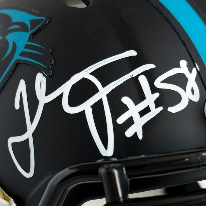 Thomas Davis Sr Signed Carolina Panthers Alt 2022 Speed Mini Football Helmet (JSA)