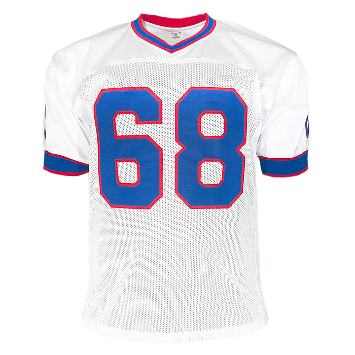 Joe DeLamielleure Signed Buffalo White Football Jersey (JSA)