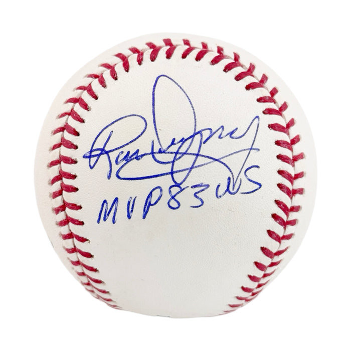 Rick Dempsey Signed MVP 83 WS Inscription Rawlings Official Major League Baseball (JSA)