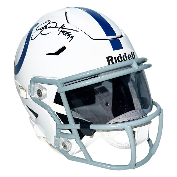 Eric Dickerson Signed HOF 99 Inscription Indianapolis Colts Midi SpeedFlex Football Helmet (Beckett)