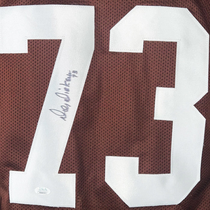 Doug Dieken Signed Cleveland Brown Football Jersey (JSA)