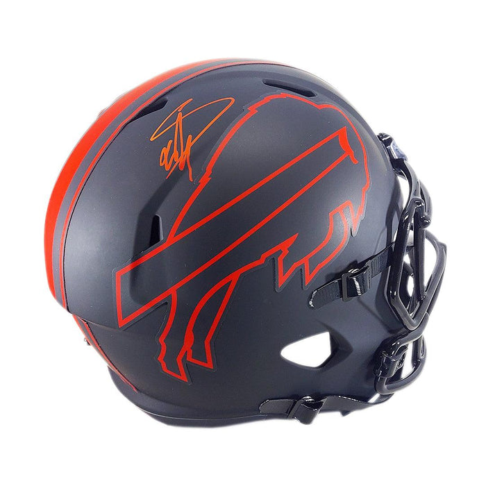 Stefon Diggs Signed Buffalo Bills Eclipse Speed Full-Size Replica Football Helmet (Beckett ) - RSA