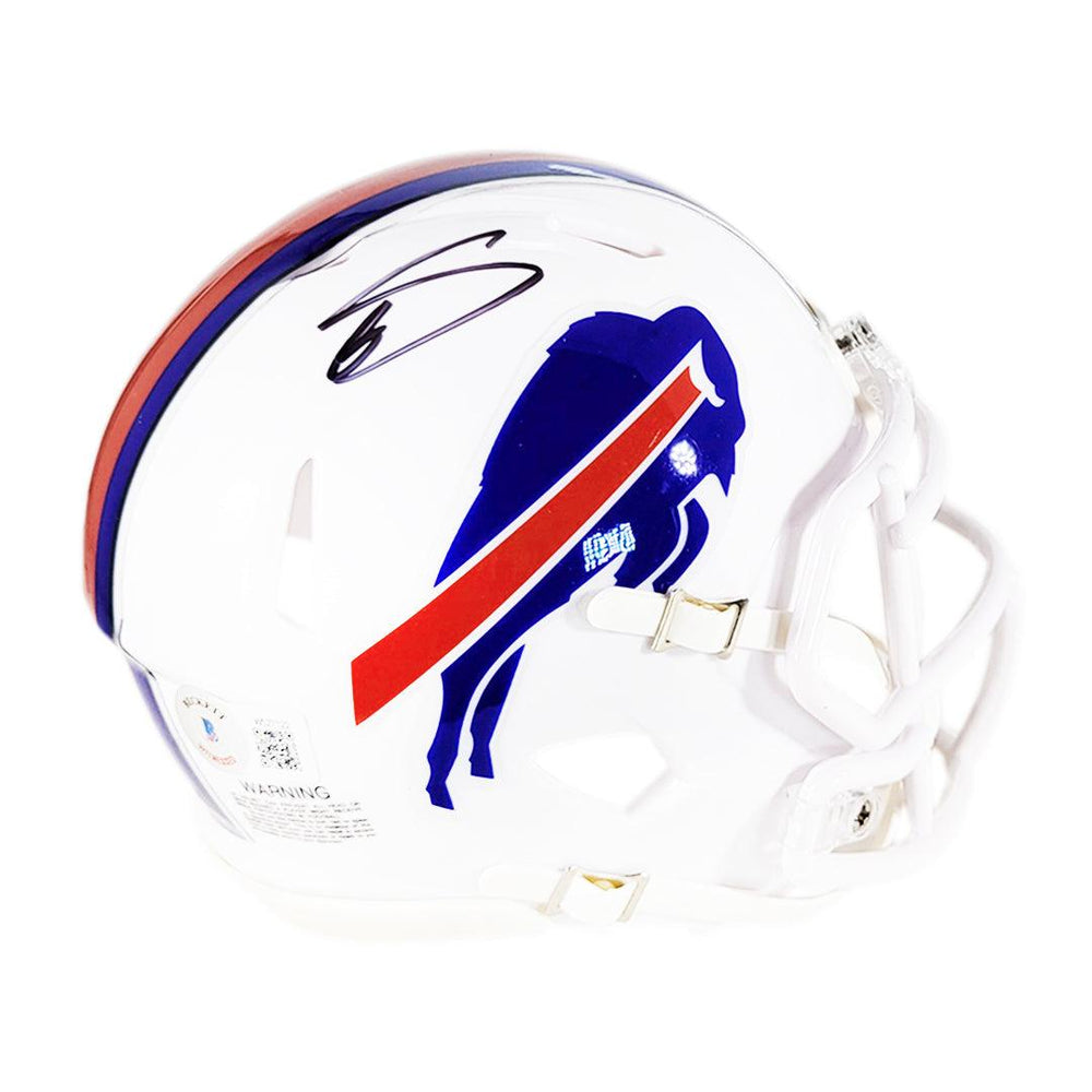 Stefon Diggs Signed Buffalo Bills Speed Mini Football Helmet (Beckett) - RSA