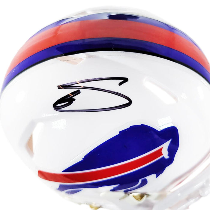 Stefon Diggs Signed Buffalo Bills Speed Mini Football Helmet (Beckett) - RSA