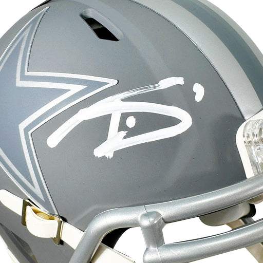 Trevon Diggs Signed Dallas Cowboys Slate Alternate Speed Mini Football Helmet (Beckett)