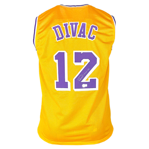 Vlade Divac Signed Los Angeles Yellow Basketball Jersey (Beckett