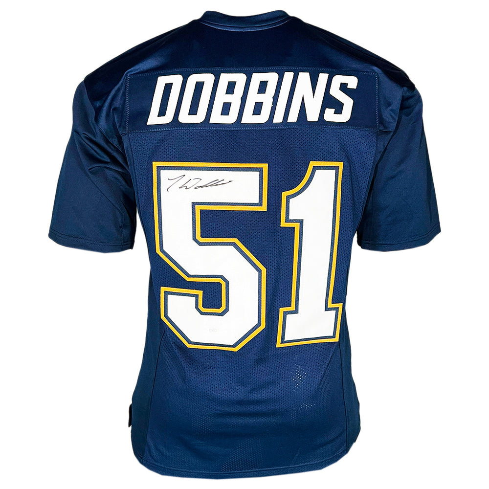 Tim Dobbins Signed Los Angeles Navy Football Jersey (JSA)