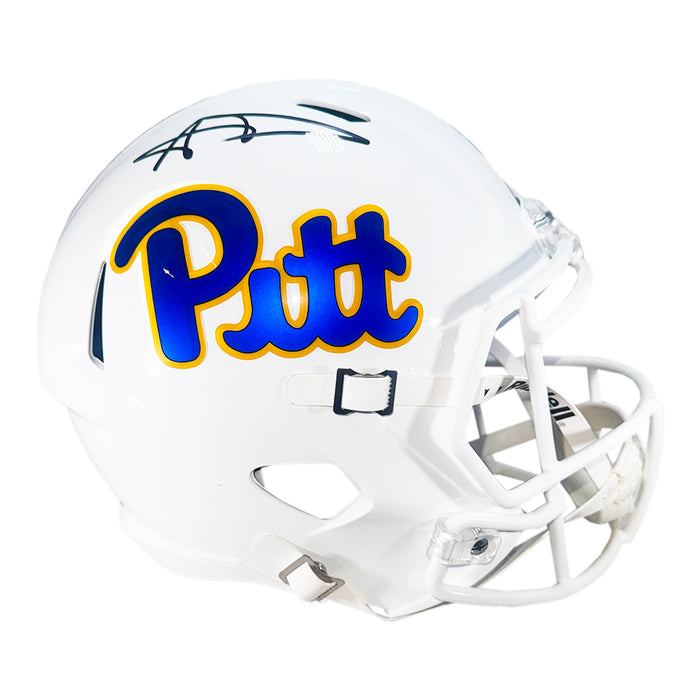 Aaron Donald Signed Pittsburgh Panthers Speed Full-Size Replica Football Helmet (Beckett)