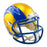 Aaron Donald Signed Los Angeles Rams Flash Mini Football Helmet (Beckett)